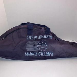 Cool Vintage City of Anaheim League Champs Baseball Softball Bat Equipment Bag